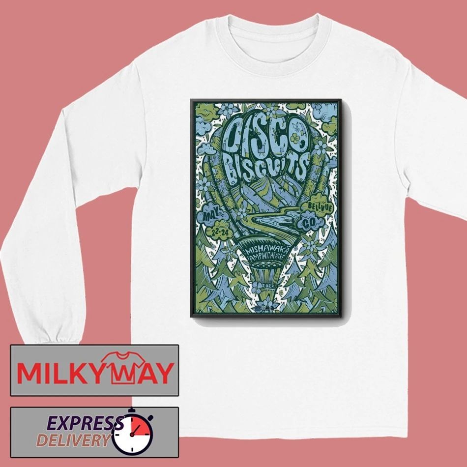 The Disco Biscuits In Bellvue CO On May 22-24 2026 Tour Poster shirt