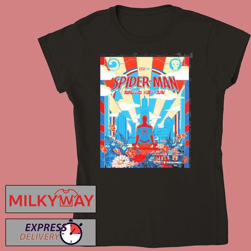 Spider-Man Brand New Day Prime Early Screening Poster T-Shirt