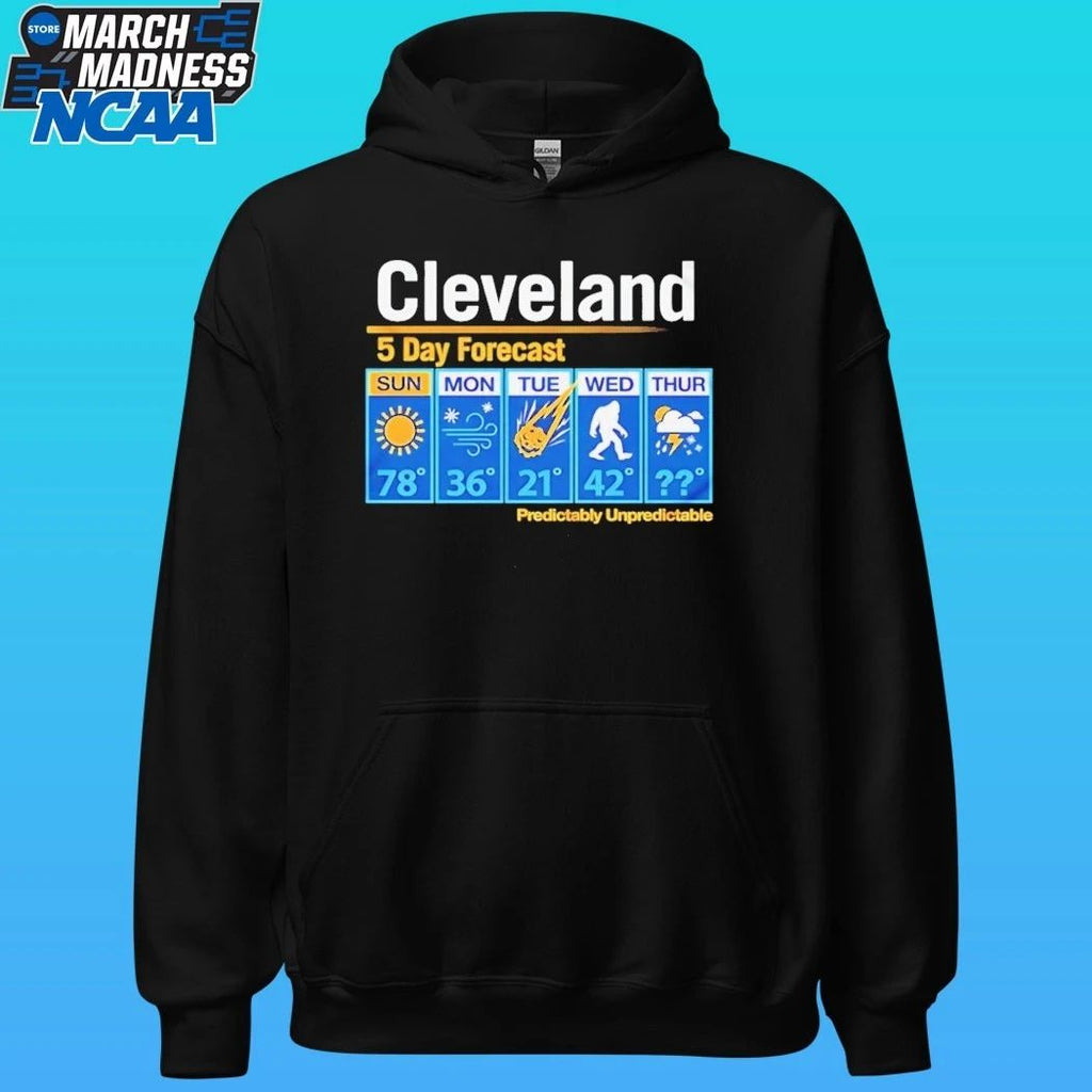 Cleveland Unpredictable Weather 5 Day Forecast Shirt