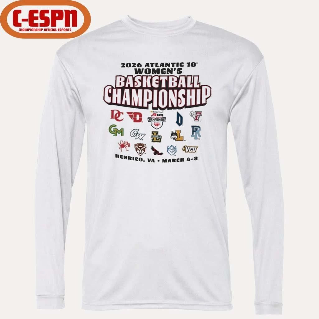 March 4-8 2026 A-10 Women’s Basketball Championship T-Shirt