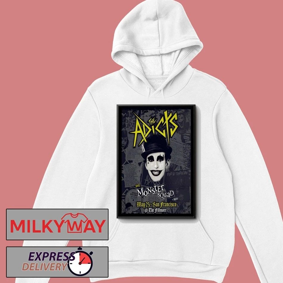 The Adicts At The Fillmore On May 23 2026 Poster shirt