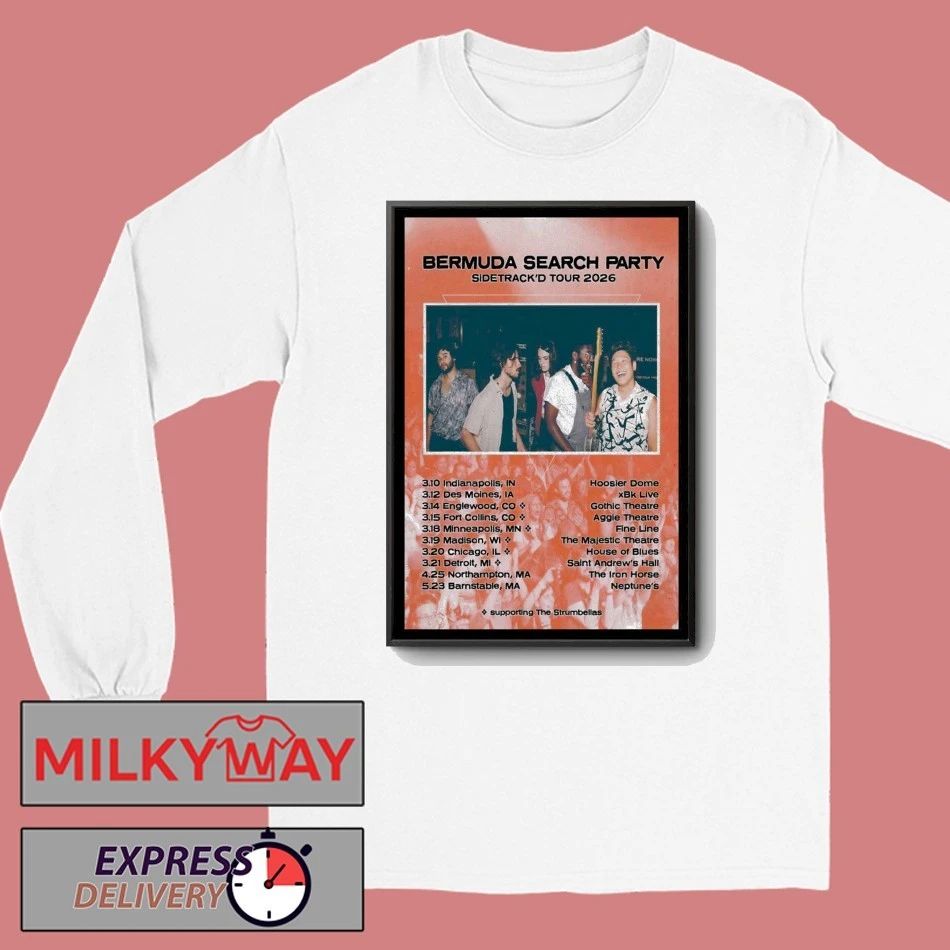 Bermuda Search Party Sidetrack’d 2026 Tour Poster shirt