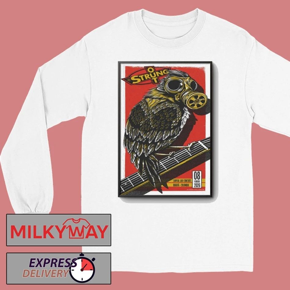 Strung Out February 8 2026 At Capital Music By Relevent Show Poster shirt