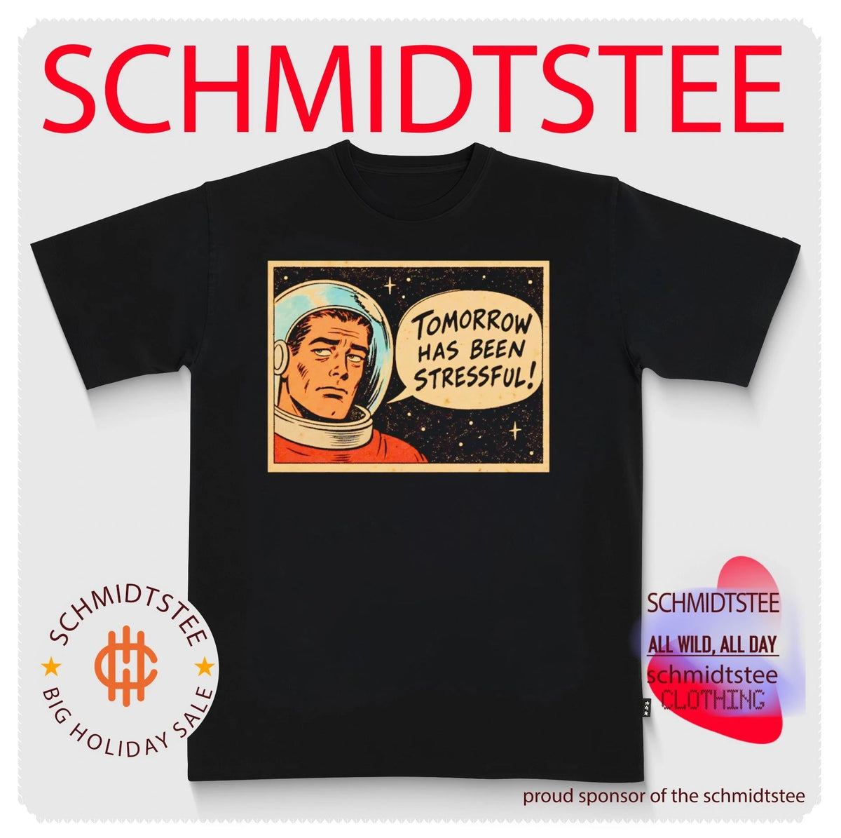Vintage Astronaut Tomorrow Has Been Stressful shirt