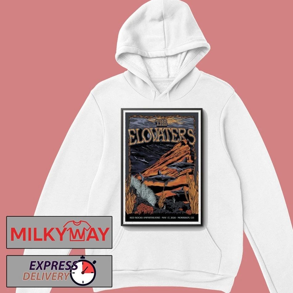 LIMITED May 17 2026 The Elovaters Red Rocks POSTER Tour shirt