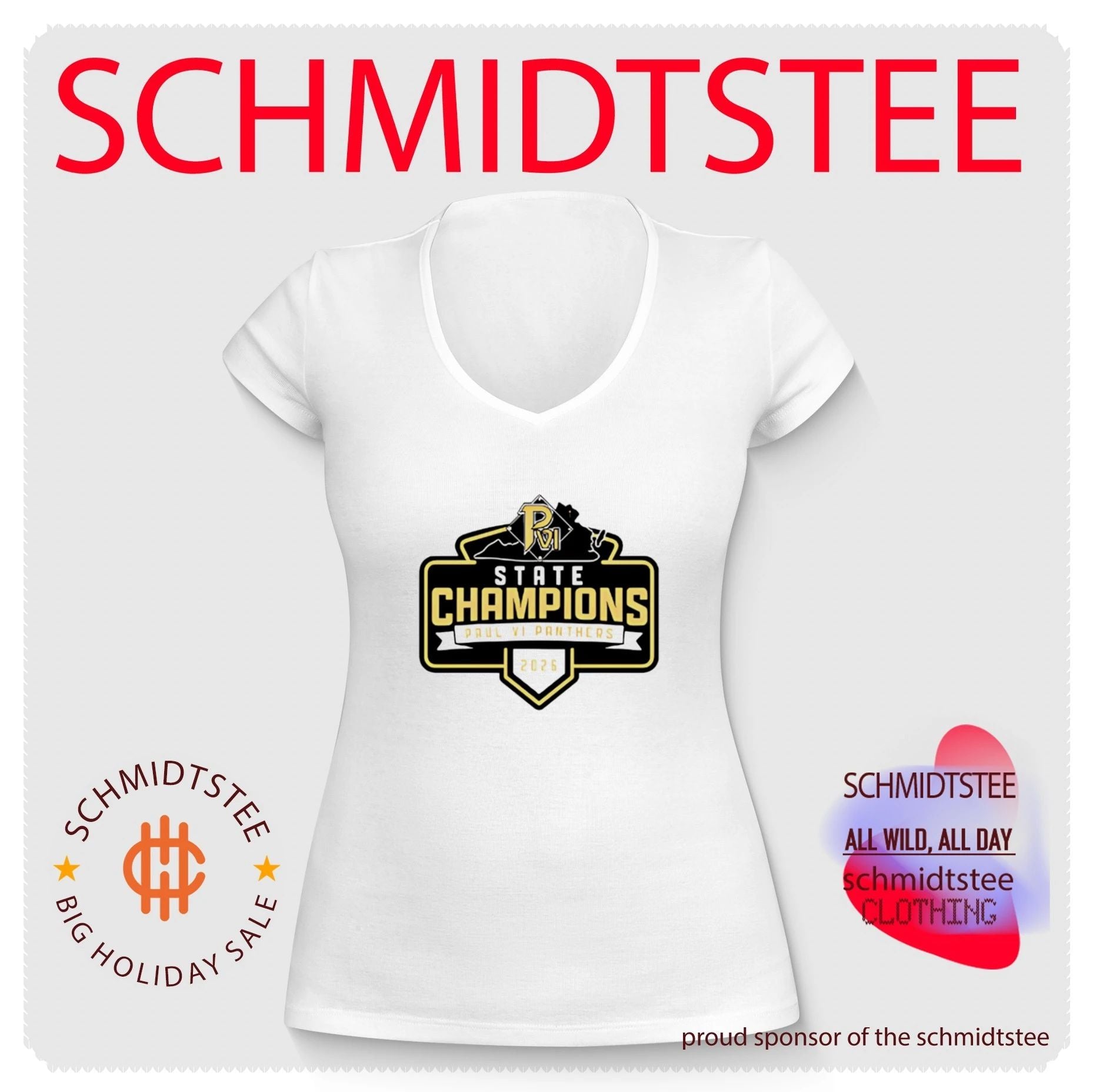 Paul VI Baseball 2026 State Champions shirt