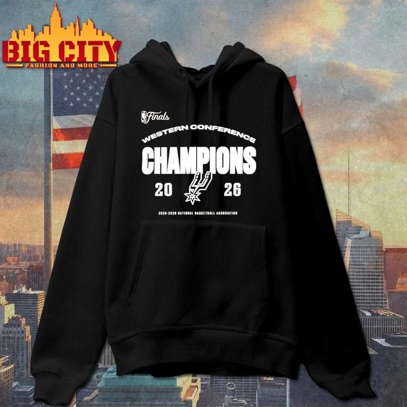 San Antonio Spurs Western Conference Champions 2026 logo Shirt