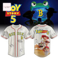 Boston Red Sox x Toy Story 5 Disney Pixar Woody and Buzz 2026 Limited Edition Commemorative Graphic Baseball Jersey