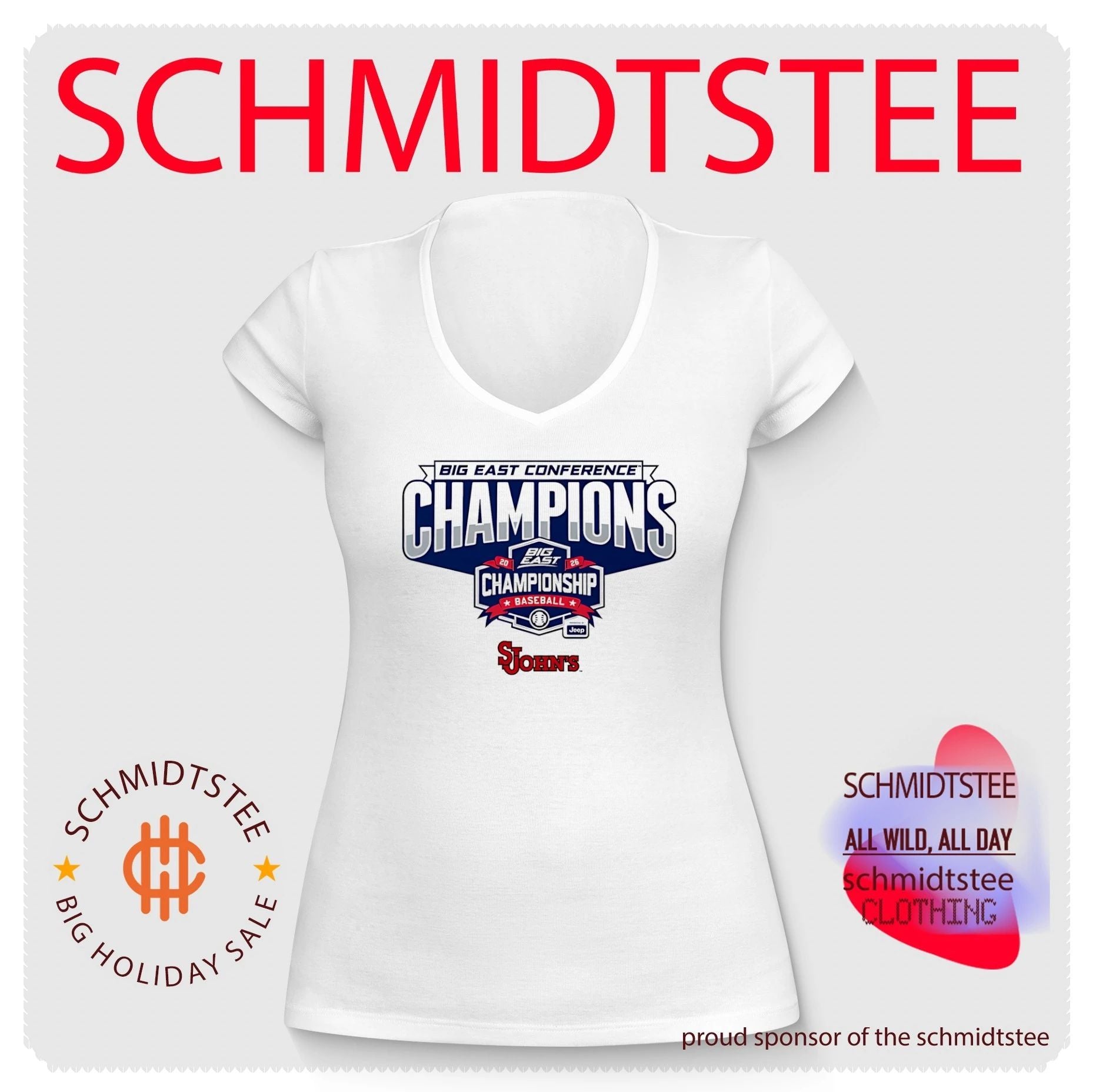 Big East Conference Champions baseball SJohn’s shirt