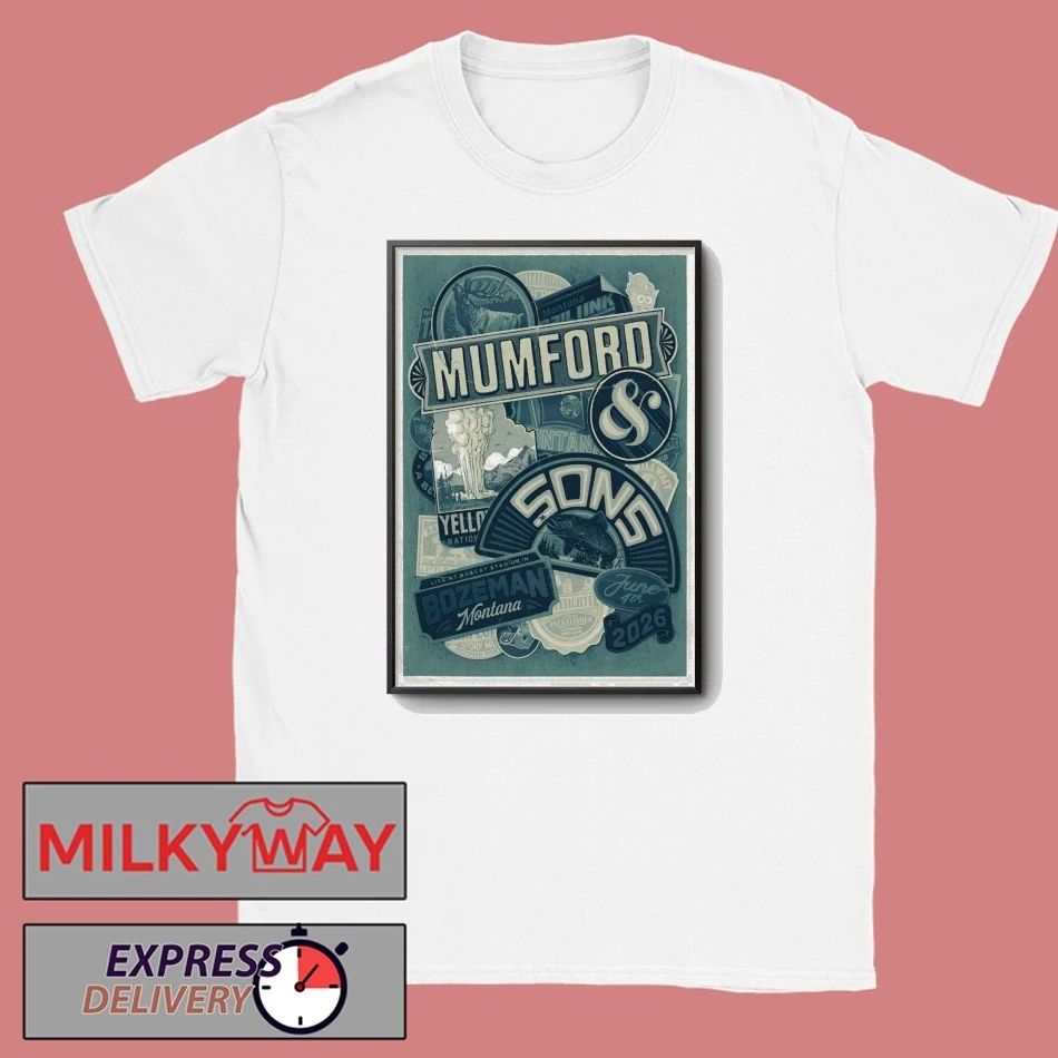 Mumford And Sons Bozeman Montana 6 4 2026 Poster shirt