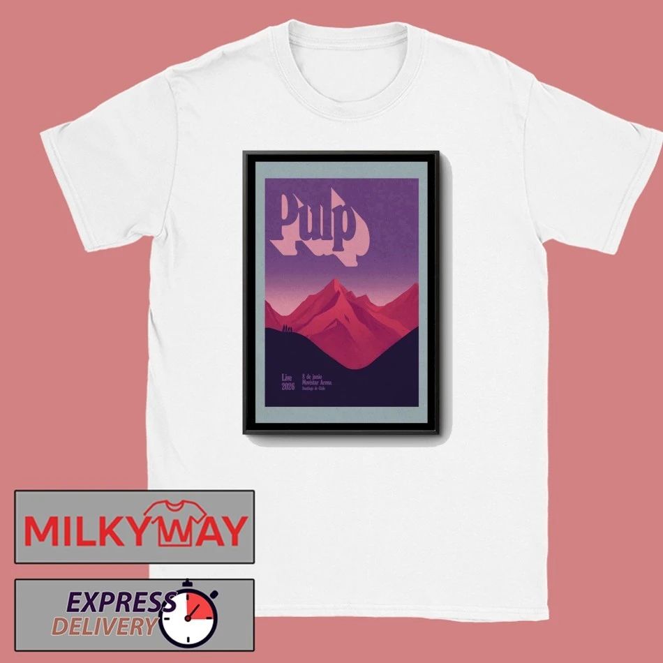PULP June 8 2026 Santiago, Movistar Arena Poster shirt