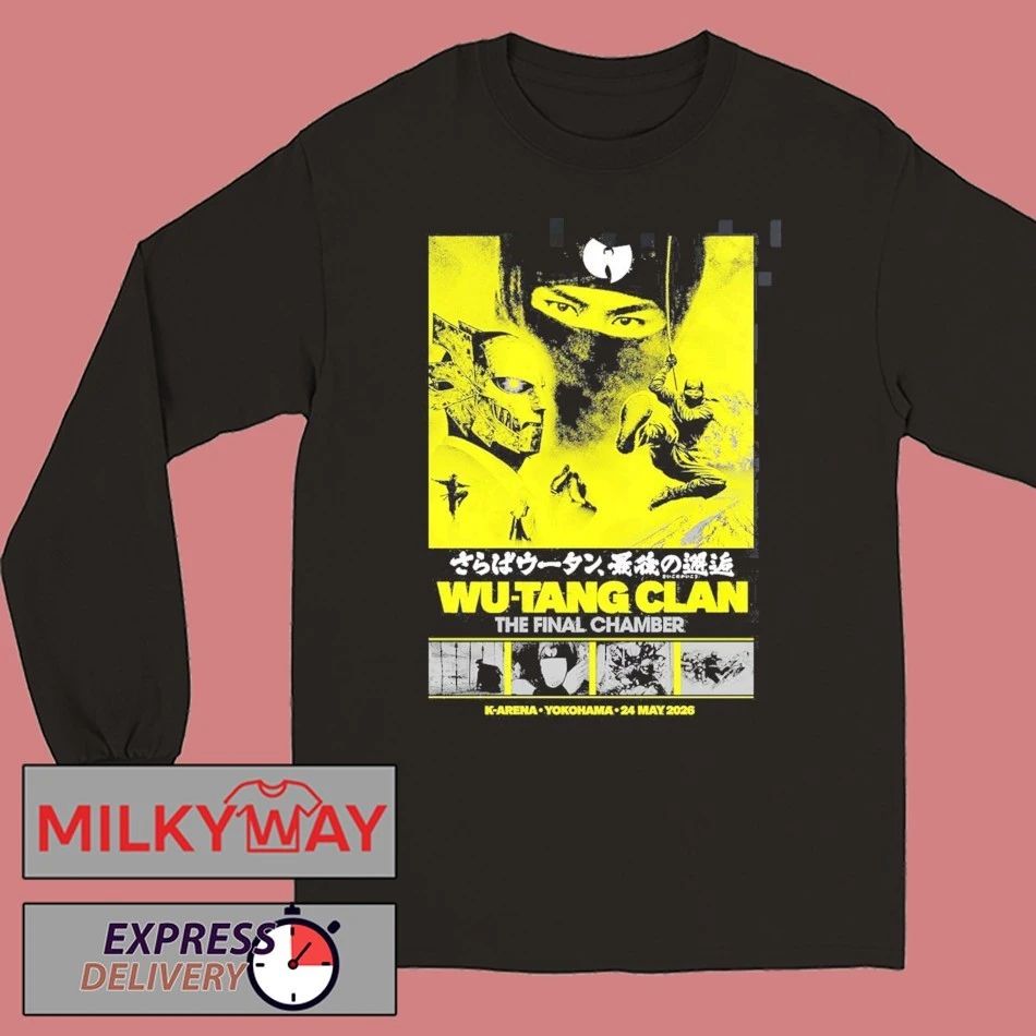 Wu-Tang Clan The Final Chamber Yokohama Japan 2026 Event Poster At K-Arena On 24 May 2026 T-Shirt