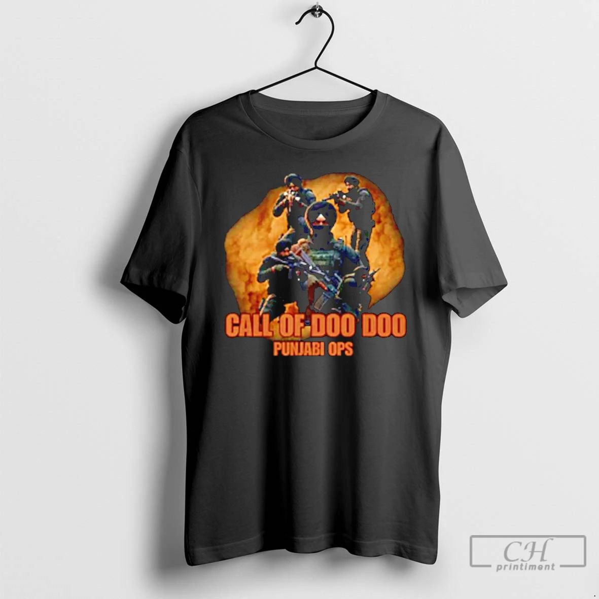 Classic Call Of Doo Doo Punjabi Ops T Shirts