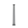 Bircham – Raw Metal Vertical Column Radiator H1800mm x W206mm 2 Column