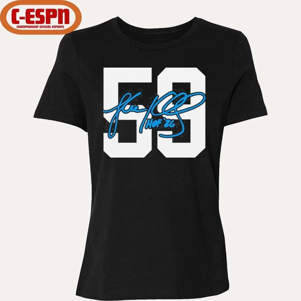 Luke Kuechly Panthers Class of 2026 Elected Signature T-Shirt