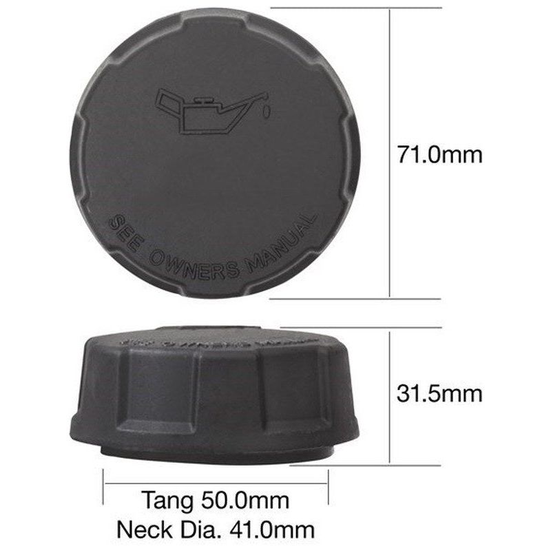 Tridon Oil Cap TOC533