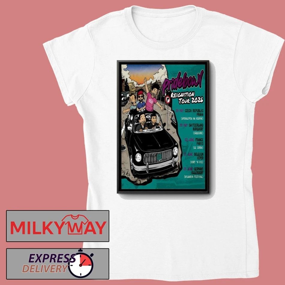 Pridebowl European Tour 2026 Poster shirt