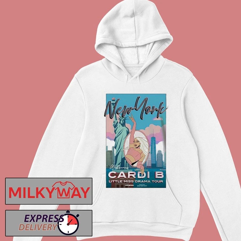 Cardi B Little Miss Drama Tour 2026 Venue Poster At Madison Square Garden On March 26 2026 New York shirt
