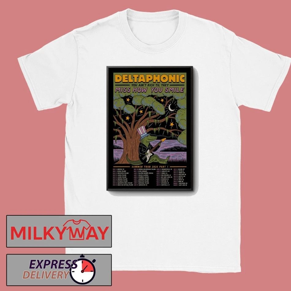 Poster Deltaphonic Summer 2026 Shows shirt