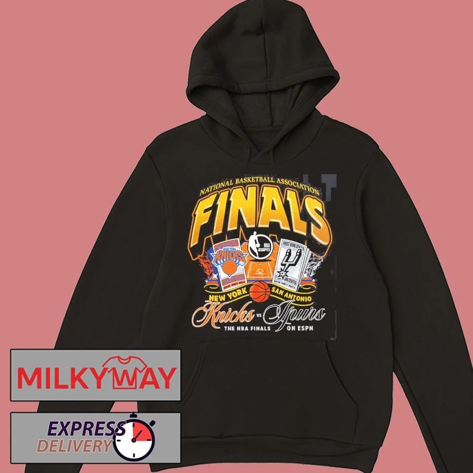 2026 NBA Championship Finals X ESPN New York Knicks Vs San Antonio Spurs Head To Head Ticket T-Shirt