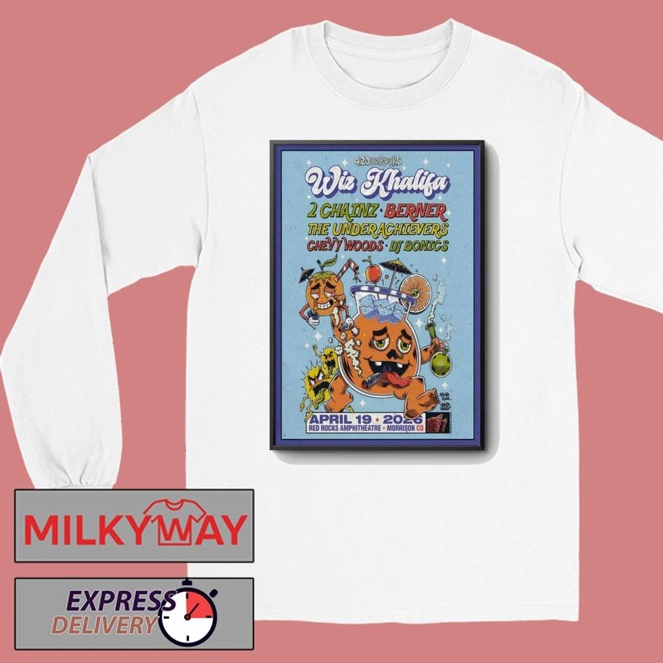 Wiz Khalifa Red Rocks In Morrison CO 4 19 2026 Poster shirt