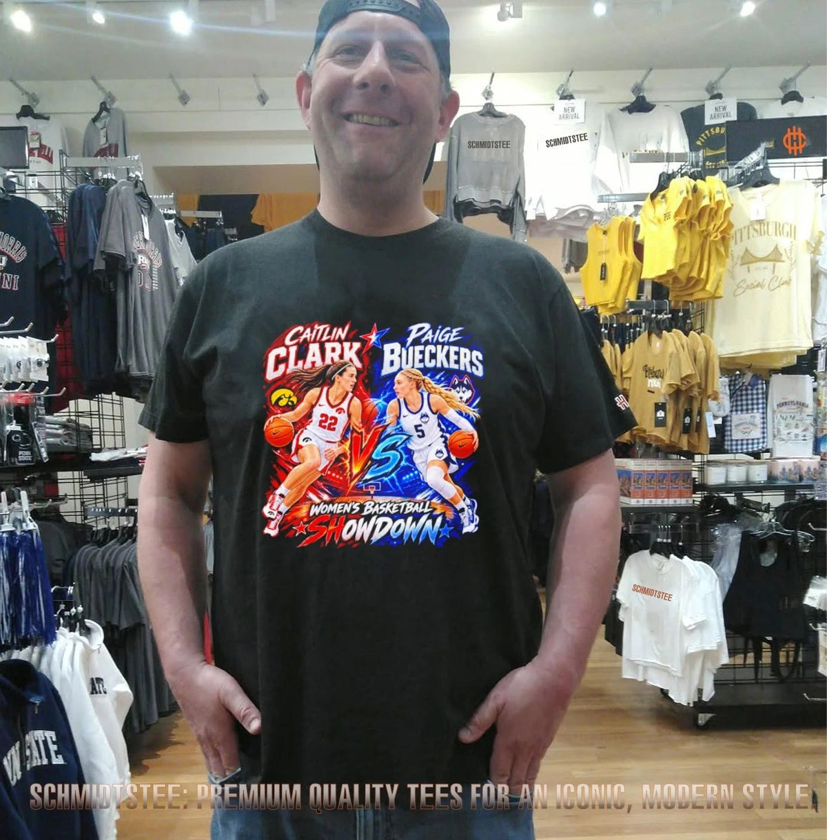 Caitlin Clark vs Paige Bueckers women’s basketball Showdown shirt