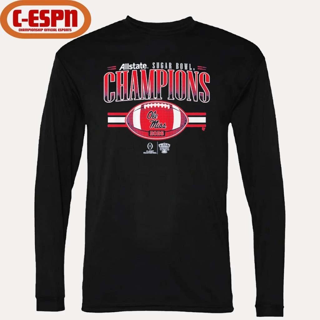 Ole Miss Football CFP Sugar Bowl Champions Shirt