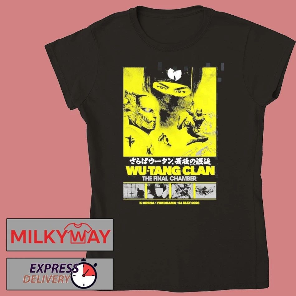 Wu-Tang Clan The Final Chamber Yokohama Japan 2026 Event Poster At K-Arena On 24 May 2026 T-Shirt