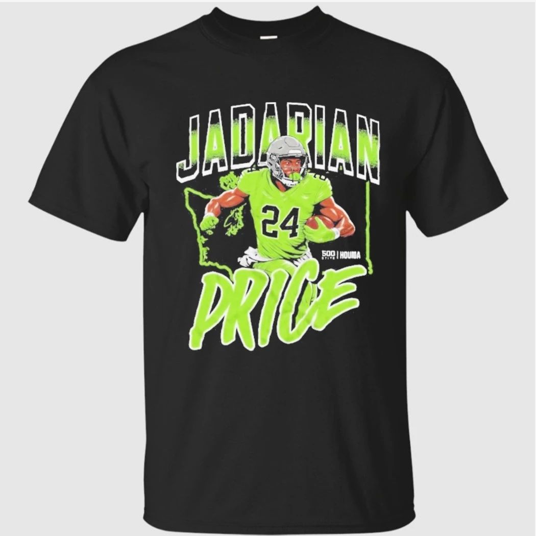 Jadarian Price Seattle Seahawks NFL Running Back Football Shirt