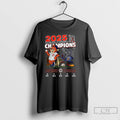 Classic Detroit Tigers Al Central Division 2025 Champions Mascot T Shirts