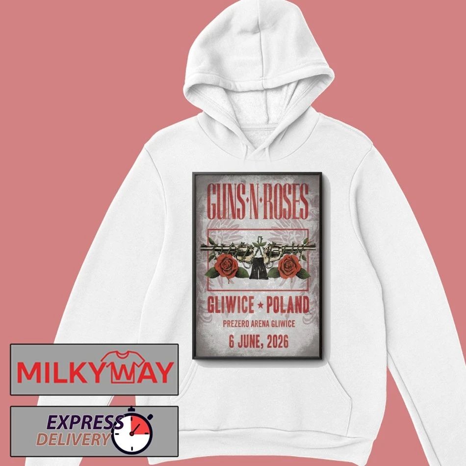 Guns N’ Roses June 6th, 2026 Gliwice, Poland Poster shirt