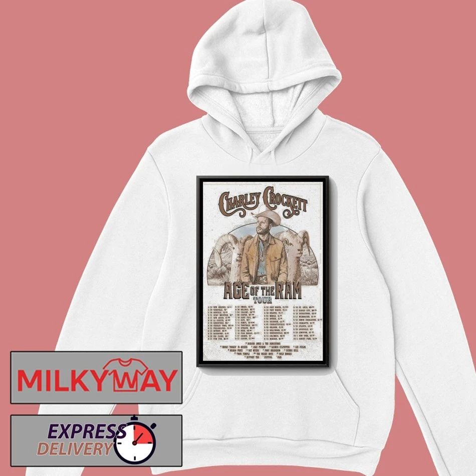 Charley Crockett 2026 Tour Age Of The Ram Poster shirt