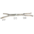 3″ x 3″ x 2-1/2″(OEM) Comp. Only X-Pipe – 3″ SS Competition Only X-Pipe. 2005-2008 Corvette 6.0L/6.2L. Connects to OEM.