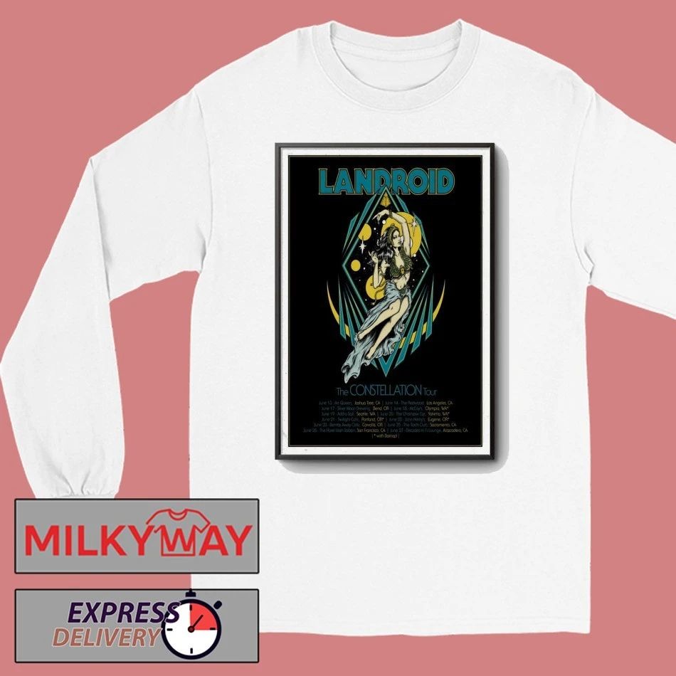 Poster Landroid 2026 The Constellation Tour shirt