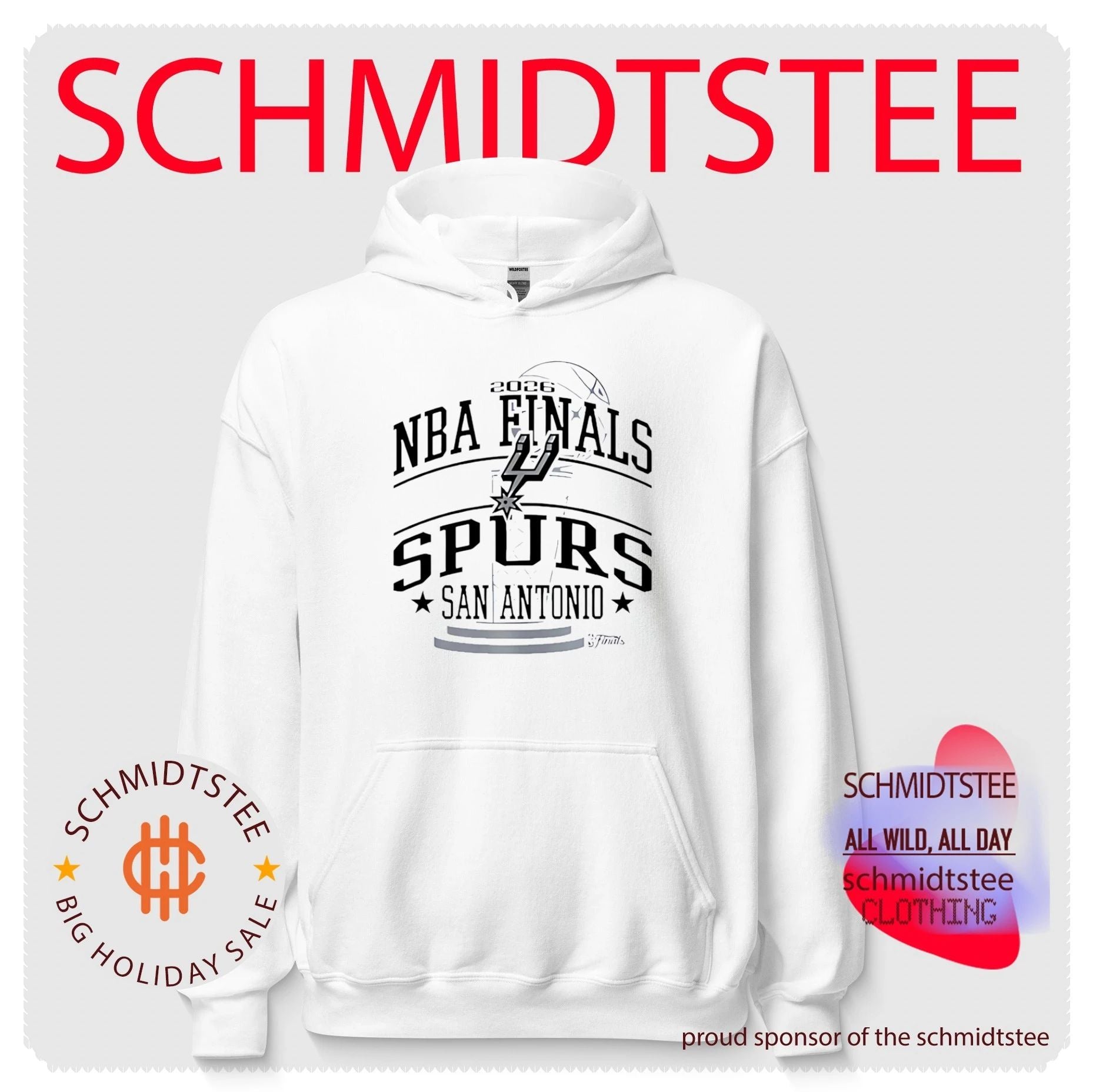 San Antonio Spurs 2026 NBA Finals basketball championship celebration shirt