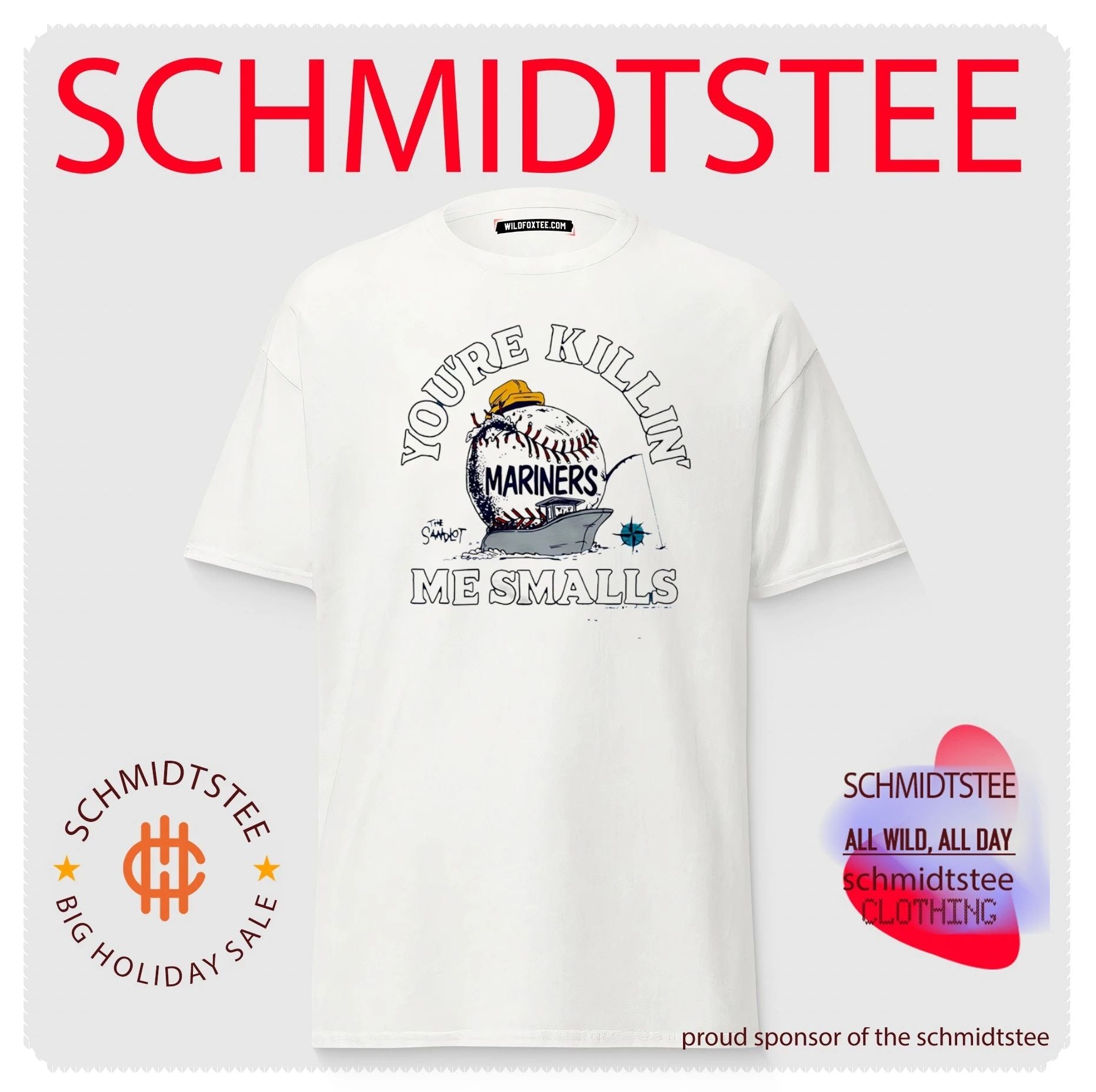 You’re killin’ me smalls Seattle Mariners x The Sandlot shirt