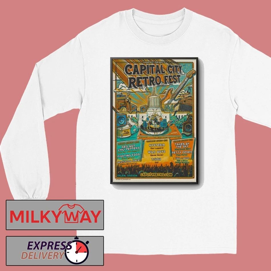 Capital City Retro Fest 2026 Poster shirt