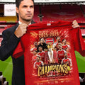 Arsenal Premier League Champions 2025-2026 Celebratory Fan Unisex T-Shirt