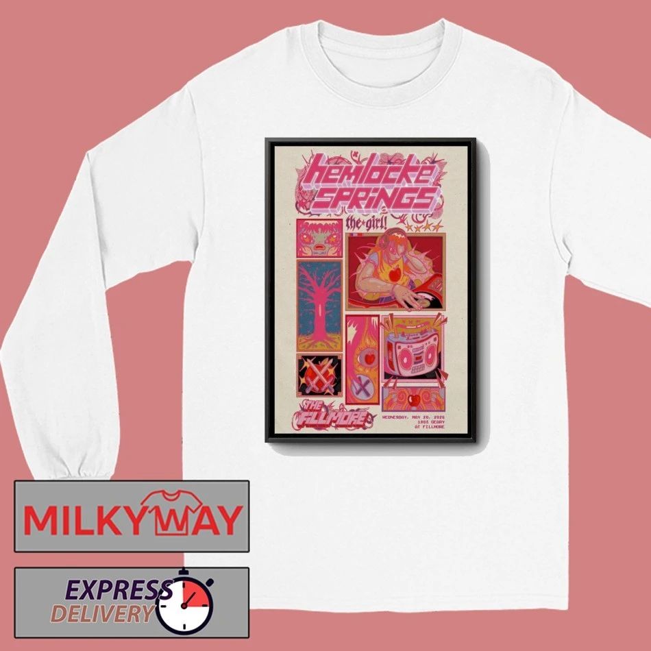 Hemlocke Springs 5 20 2026 San Francisco CA Poster shirt