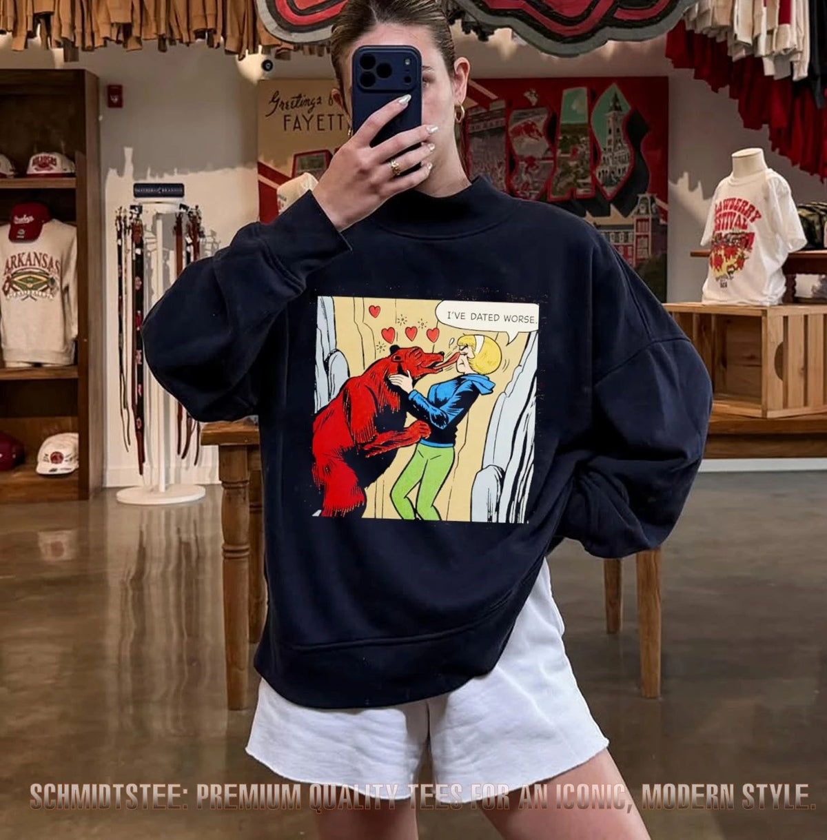 I’ve Dated Worse Comic Style bear dating shirt