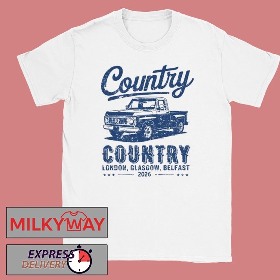 Country To Country 2026 Tour London Glasgow, Belfast T-Shirt