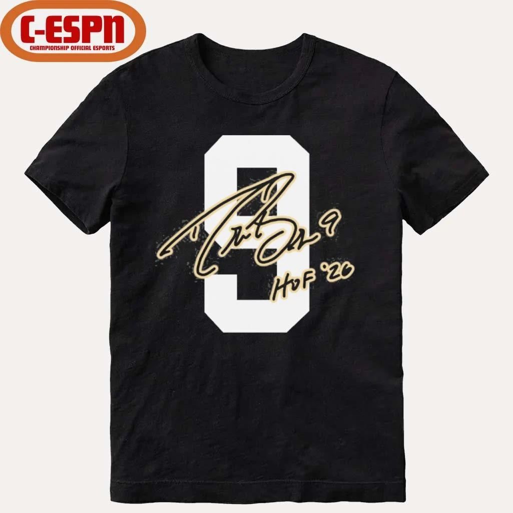Drew Brees Saints Class of 2026 Elected Signature T-Shirt