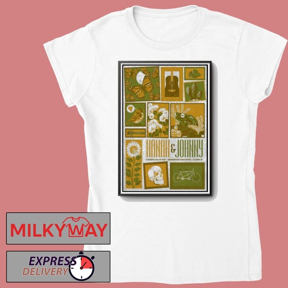 LIMITED May 30 2026 Hanah & Johnny Slinger, WI Poster TOUR shirt