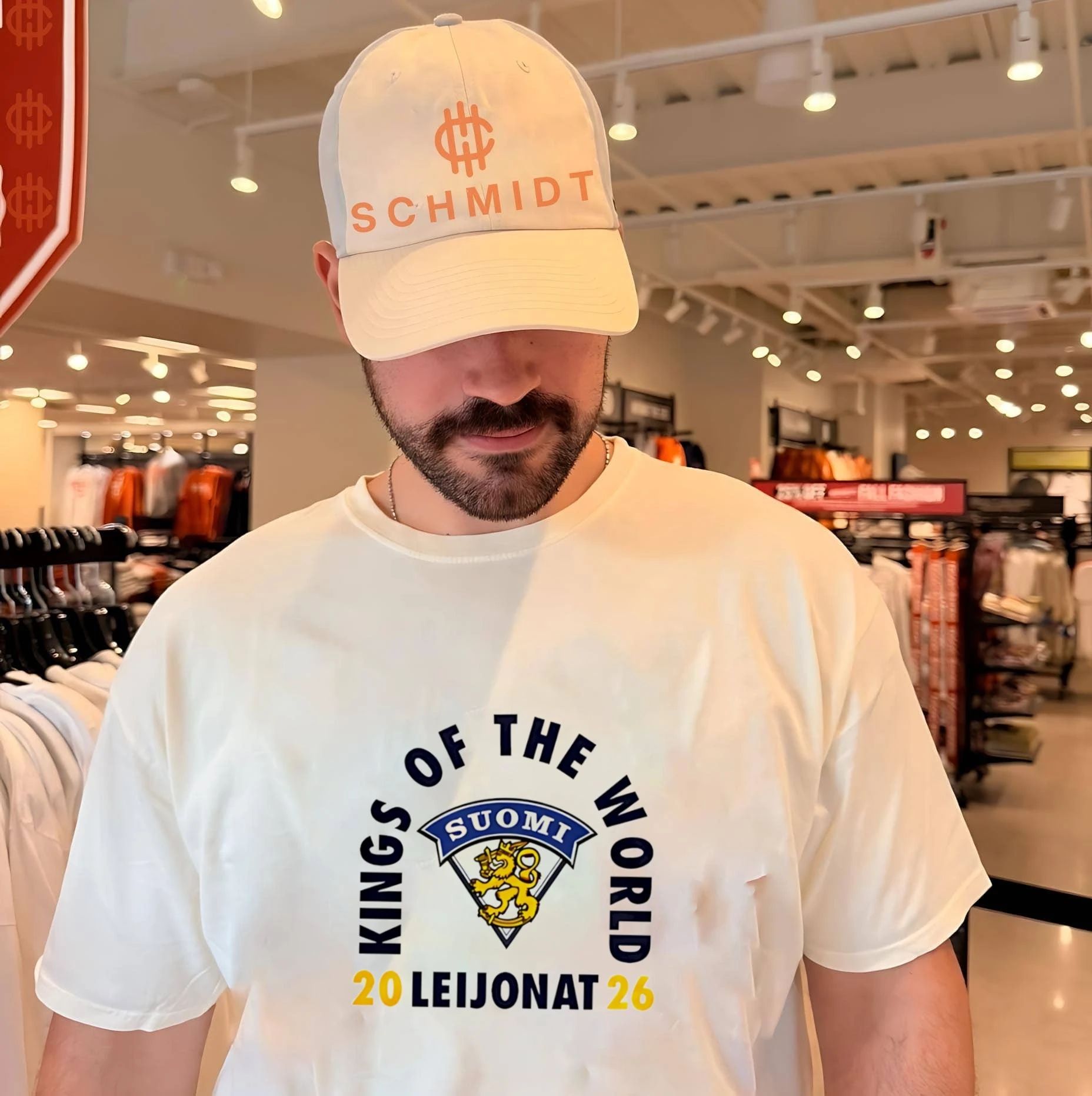 Leijonat x King Of The World Champions 2026 logo shirt