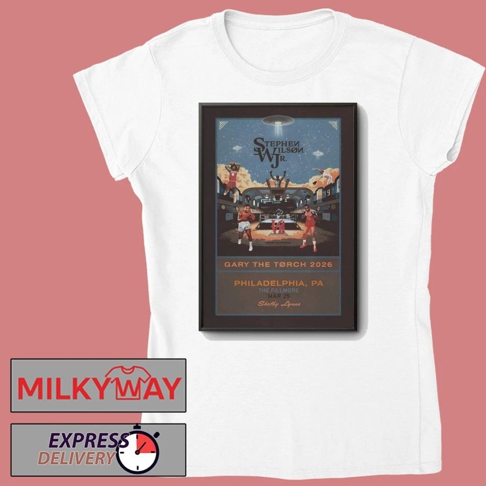 Stephen Wilson JR. In Philadelphia PA On Mar 25 2026 Poster shirt