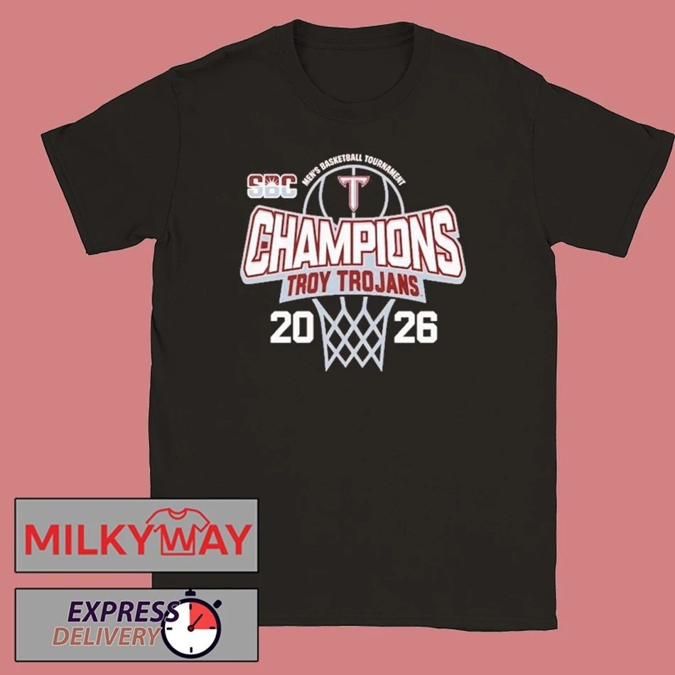 Congrats Troy Trojans Champions 2026 Sun Belt Men’s Basketball Tournament shirt