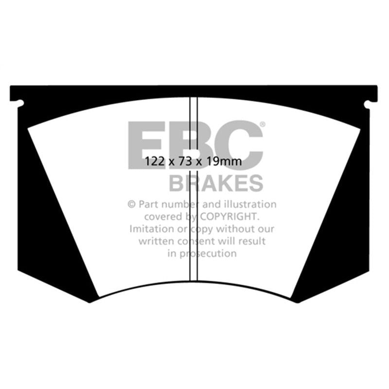 EBC 64-66 Ac Cobra 7.0 Yellowstuff Front Brake Pads