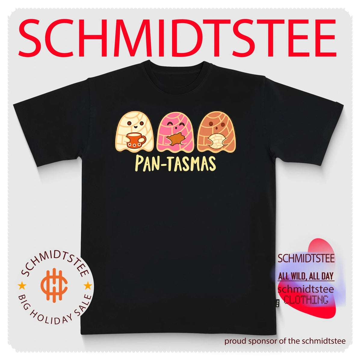 Pan-tasmas wall cartoon graphic shirt