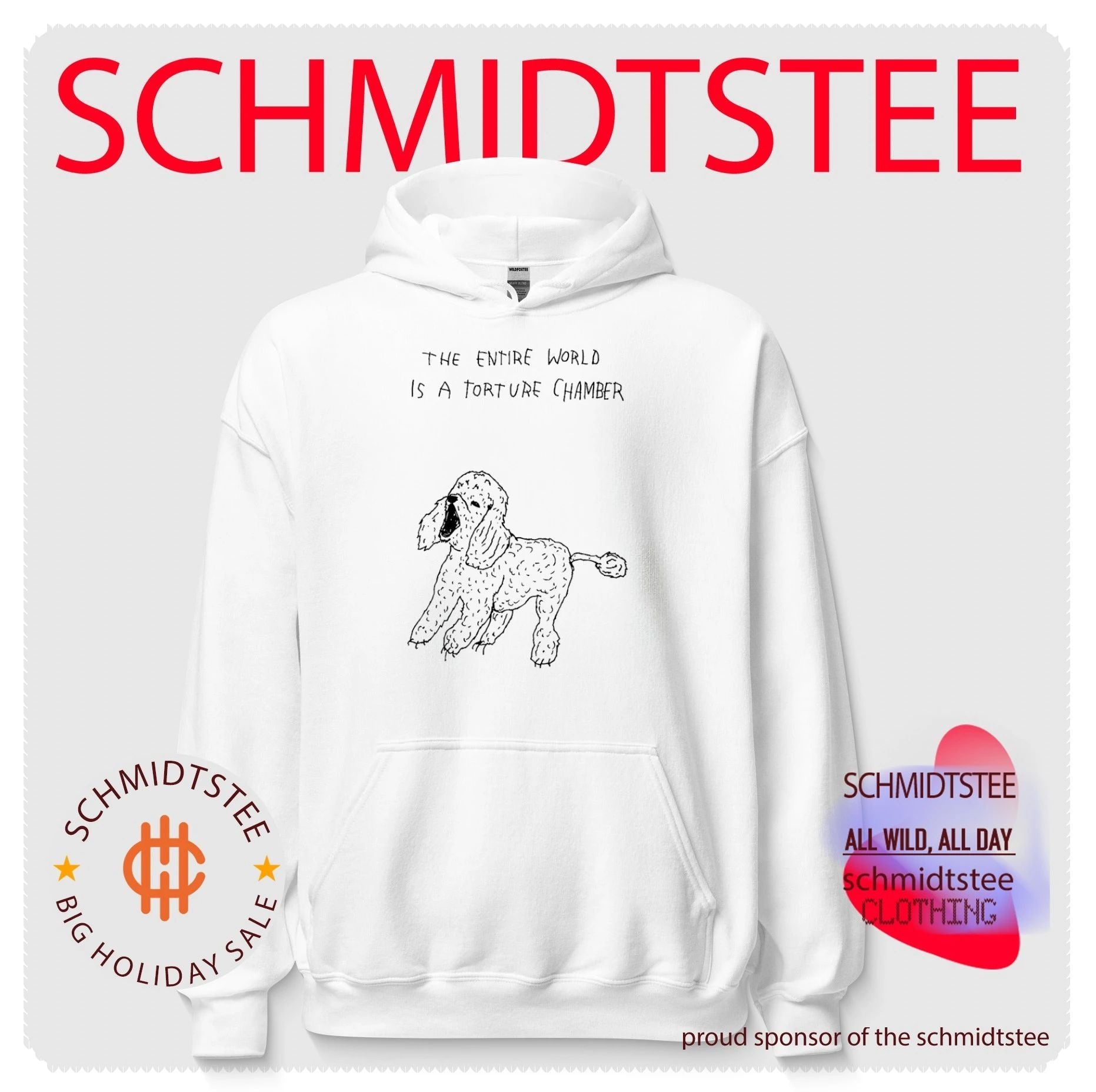 The entire world is a torture chamber dog paint shirt