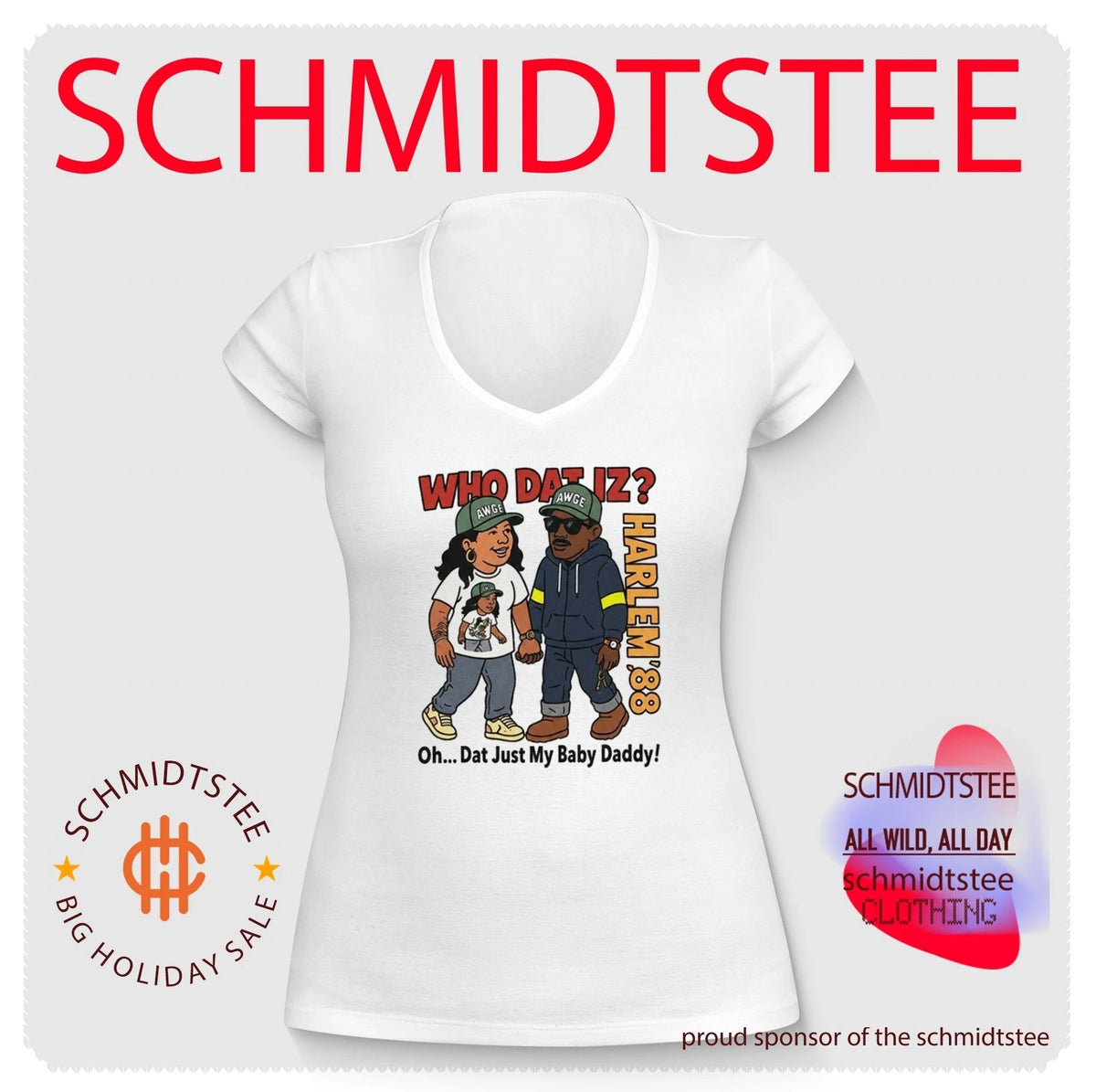 BTS J-hope Harlem 88 AWGE who dat iz oh dat just my baby daddy shirt